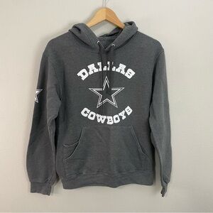 NFL Dallas Cowboys Grey Hooded Sweatshirt Women's Size Small